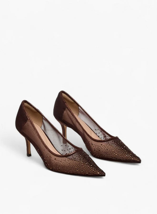 Celeste Women Embellished Stiletto Heel Pumps Ramadan Collection